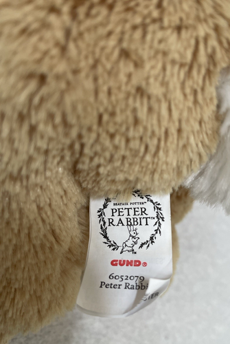Peluche de peluche marrón de 10 pulgadas Gund Peter Rabbit Beatrix Potter - Imagen 5 de 5