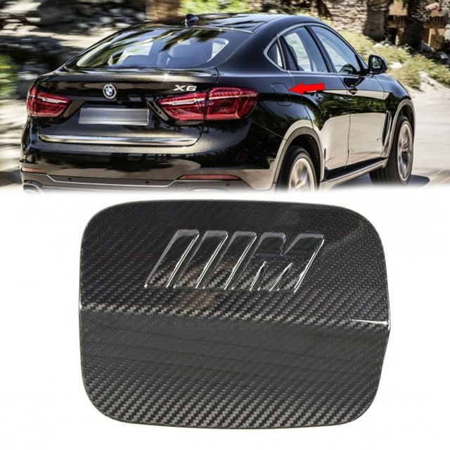 Carbon Fiber For BMW X6 F16 F86 SUV Side Oil Cap Cover Trim Cover with
