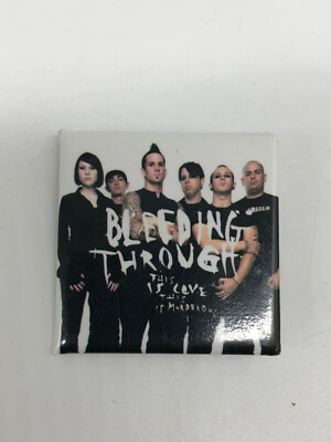 Bleeding Through This Is Love, This Is Murderous Pin 1.5'' Badge Metalcore