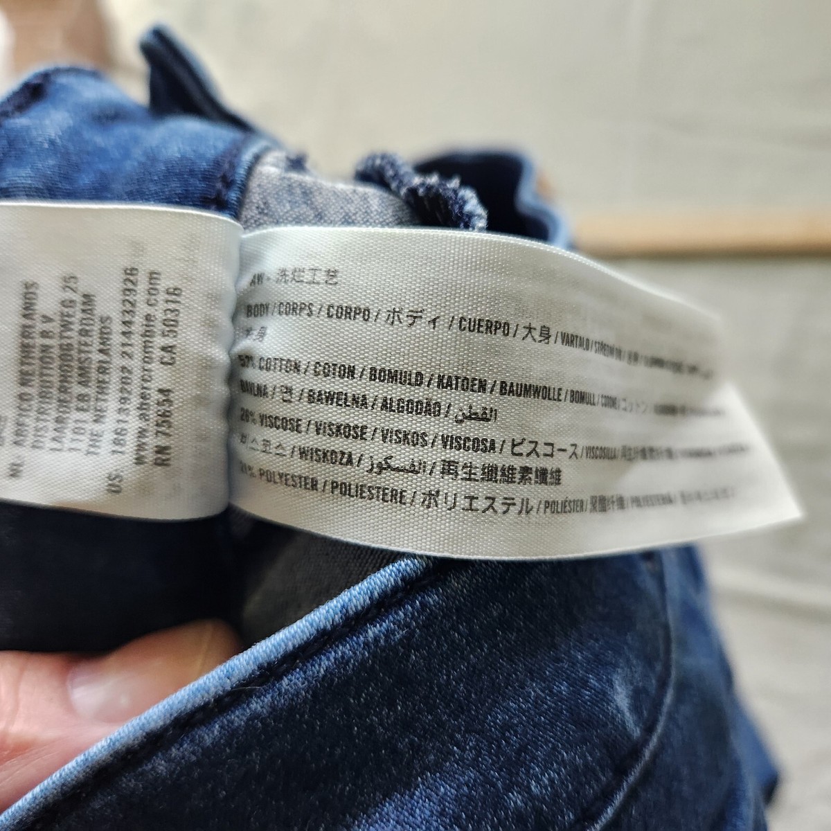Abercrombie Fitch Jeans Womens 26/2 Blue High Rise Legging Skinny