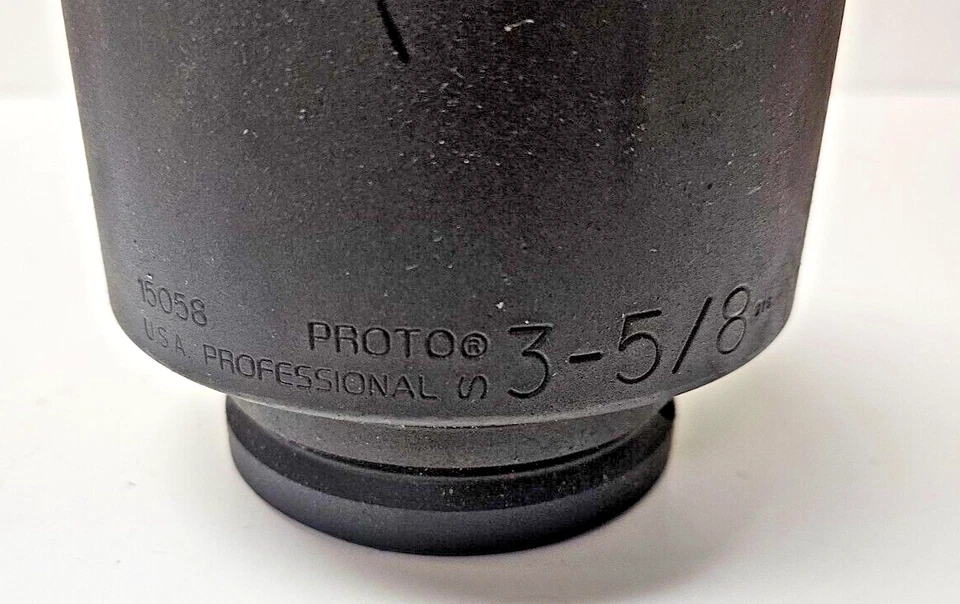 Proto J15058 3-5/8" Impact Socket 1-1/2" Drive Made in USA - Image 2 of 3