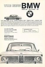 1964 Bmw 1800 And 1800 Ti Sports - Original Advertisement Print Art Car Ad J683 1964 Bmw 1800 And 1800 Ti Sports - Original Advertisement Print Art Car Ad J683