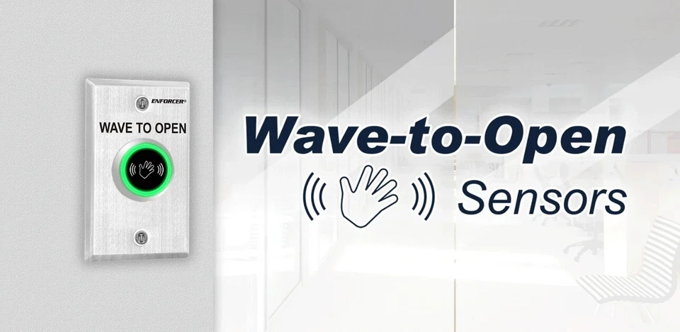 Seco-Larm SD-9263-KSQ Outdoor Wave-to-Open Sensor-Single-Gang with English Mess - Image 4 of 4