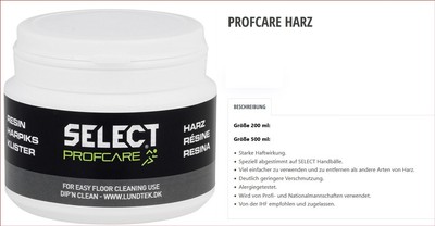 (19,99 EUR/100 g) Select Handball Harz Resin Backe Training Spiel IHF Profcare
