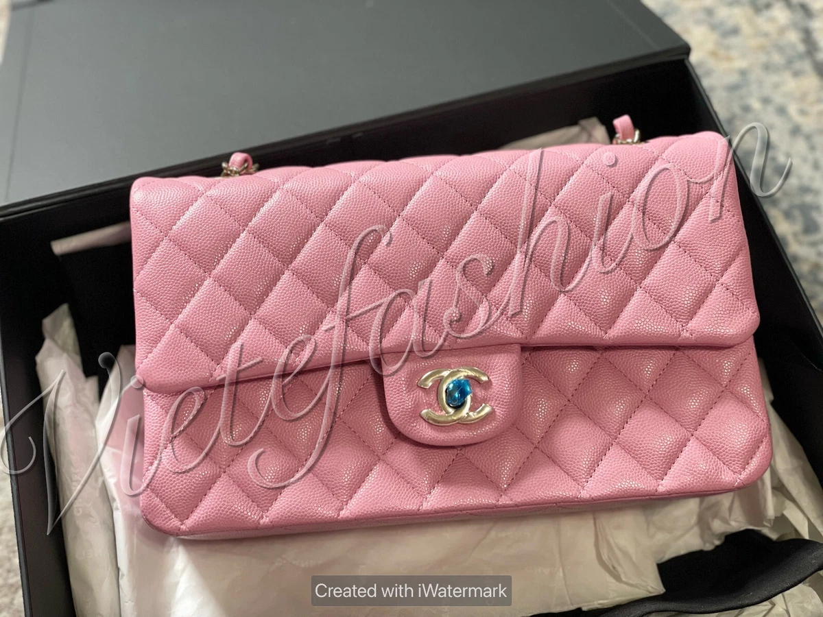 pink chanel bag new medium