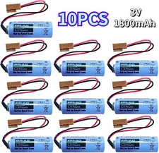 10PCS Electric BR-AG 3V 1800mAh Li-ion Battery for BR-AG Battery with Plug