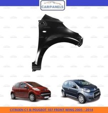 PEUGEOT 107 FRONT WING RIGHT DRIVER SIDE O/S 2005 - 2014 OE 7841S8 NEW 