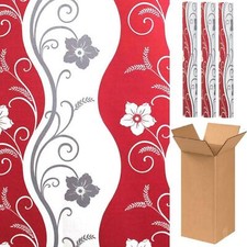 Wallpaper Job Lot Full Rolls Arthouse Rhythm Floral Flower Motif Red 614407
