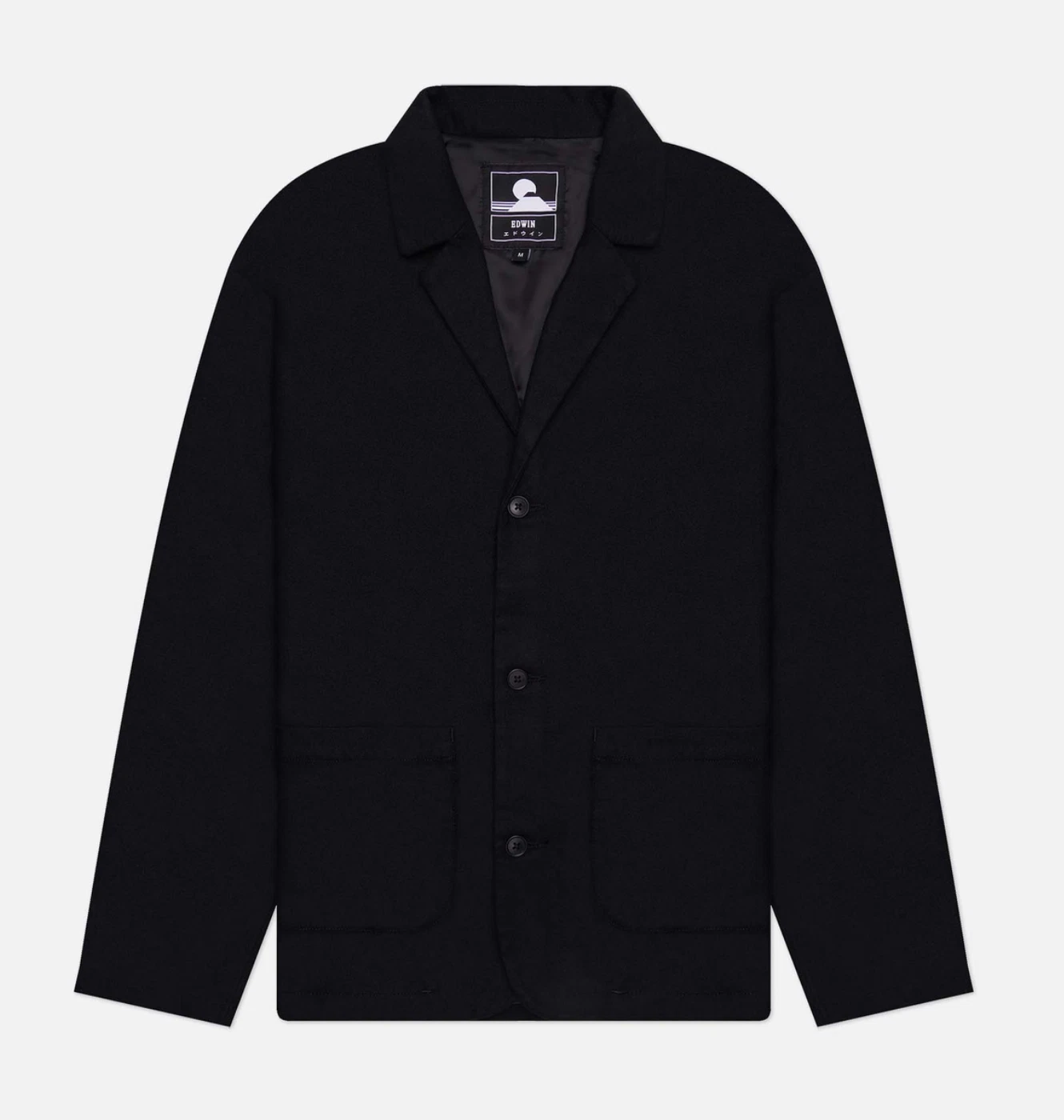 Edwin Edison Blazer I032601 Black Garment Washed M