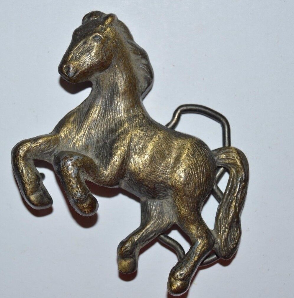 1970s Vintage Equestrian Horse Free Form Jumping … - image 1