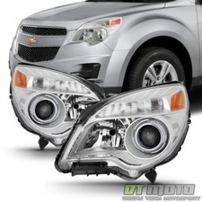 Halogen Model 2010-2015 Chevy Equinox Projector Headlights Headlamps Left+Right