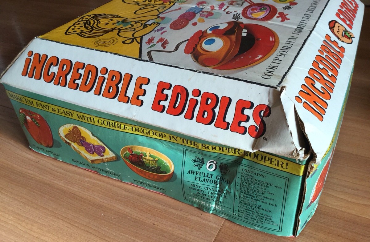 OLD VTG 1966 INCREDIBLE EDIBLE MATTEL TOYMAKER SOOPER GOOPER MOLD