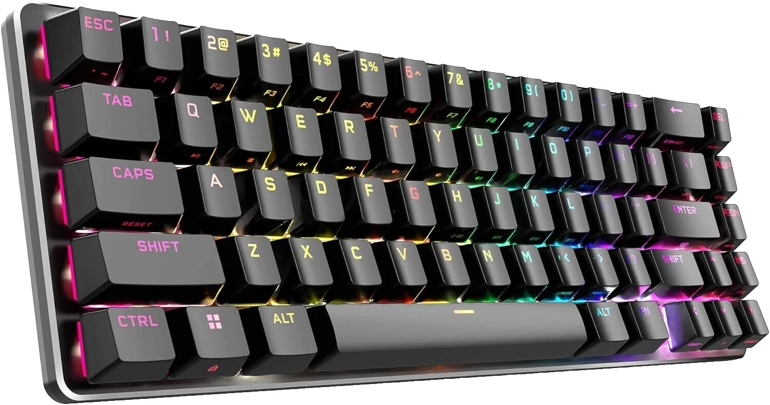 Wireless Illuminated Computer Gaming Keyboards & Keypads