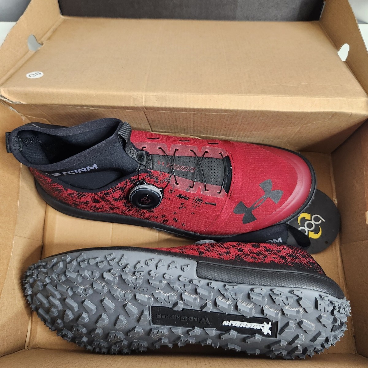 Under Armour Fat Tire Mid Speedtire Black Red Trail Shoes Size 9 Under Armour Fat Tire 2 Trail Running Shoe - Men main image 3