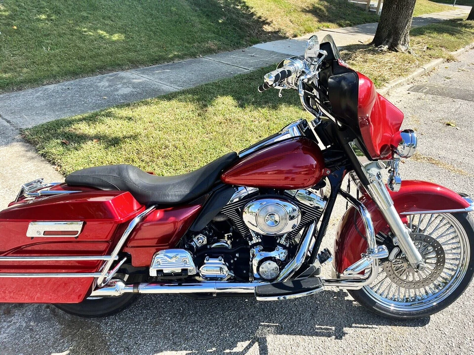 10" Meathook Ape Hanger Handlebar for Harley Touring Electra Glide Street Glide - Image 4 of 4