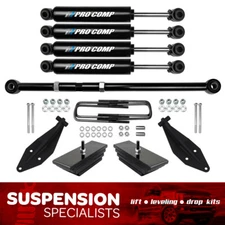 2.8" Front Lift Leveling Kit Track Bar + Shocks For 2000-2005 Ford Excursion 4X4