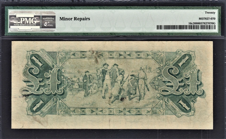 Australia KGV One Pound 1927 Riddle-Heathershaw Pick-16c Very Fine PMG 20 - Image 2 of 2