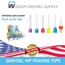 Housebrand 50/Pk Dental Impression HP High Performance Mixing Tips OPTIONAL