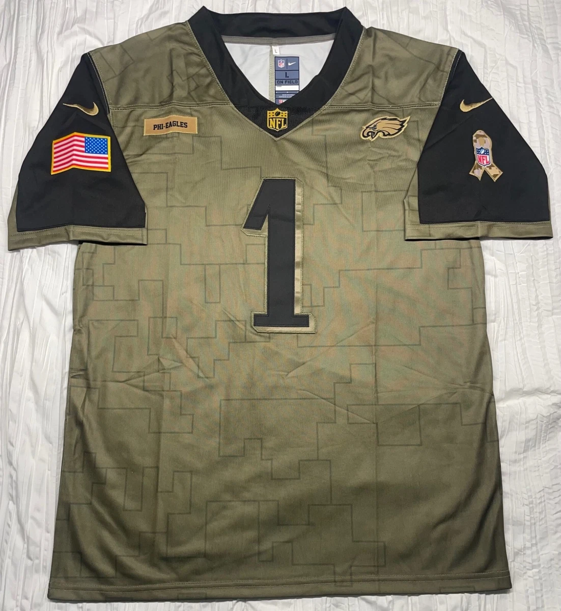 Salute to 2025 service eagles jersey