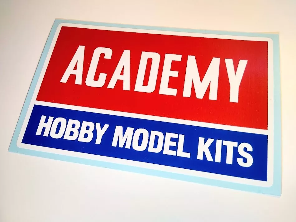 ACADEMY HOBBY MODEL KITS Model Kit Manufacturer Logo sticker