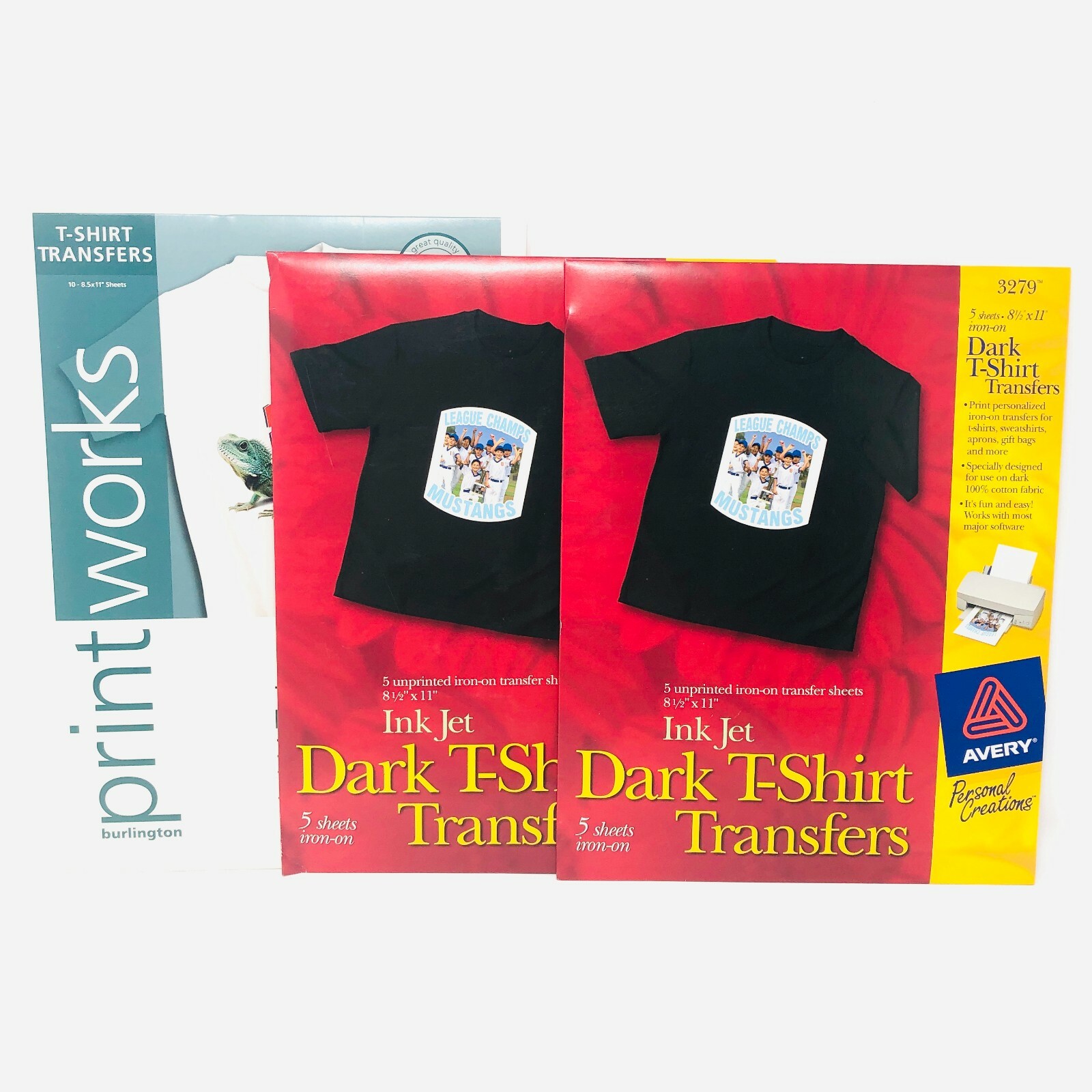 avery heat transfer paper dark