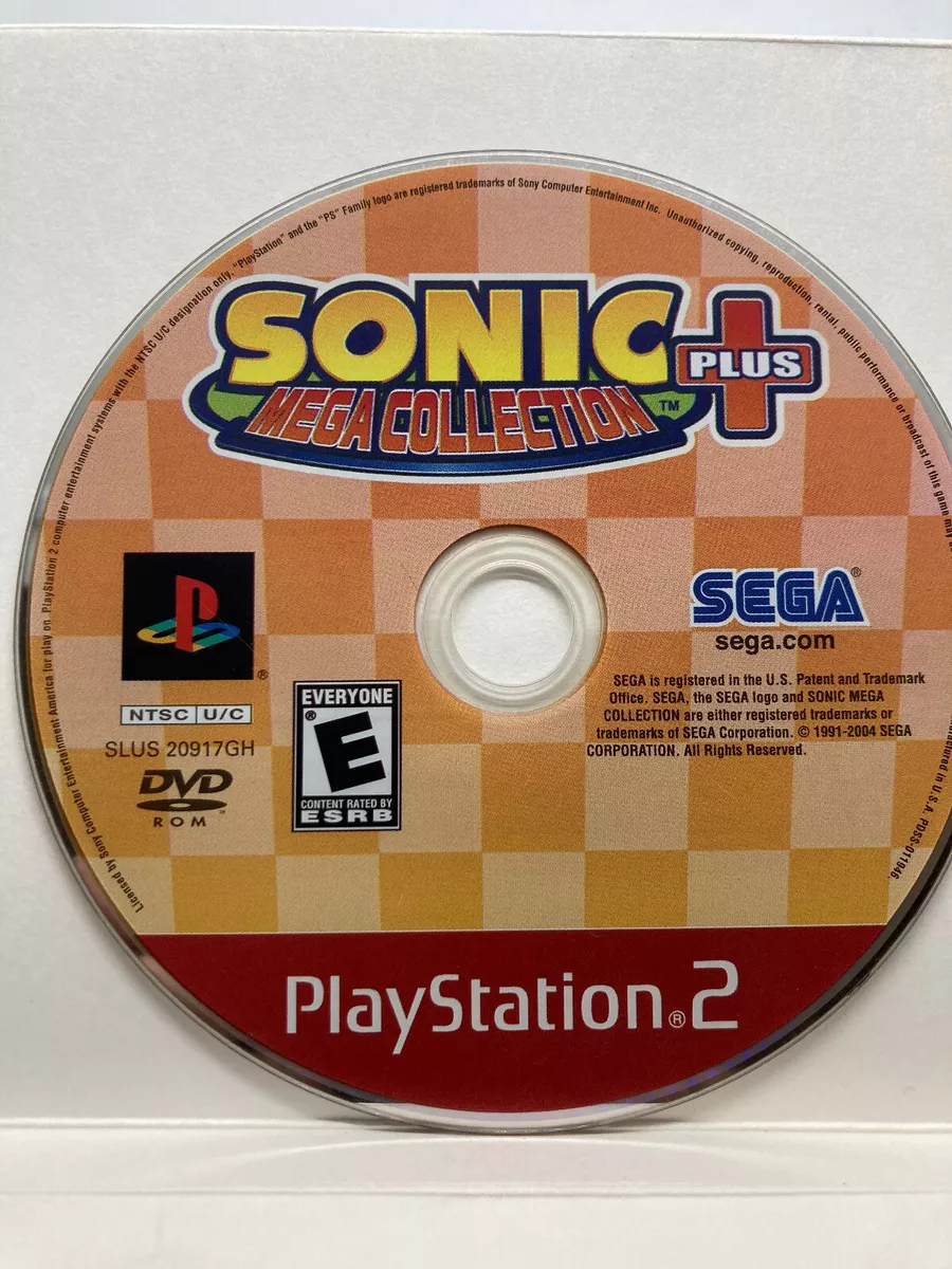 PS2 - Sonic Mega Collection Plus [Greatest Hits] - Playstation 2 - DISC ONLY