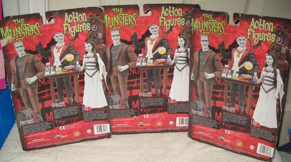 THE MUNSTERS フィギュア3体セット　激レア 11016 NRFC Diamond Select Toys the Munsters Herman, Lily