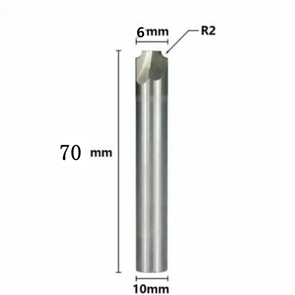 1PC R2R4 HSS Corner Rounding End Mills Radius Milling Cutter Router