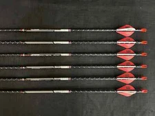 Easton Archery FMJ 5MM 340 w/ 2" Bohning Blazer Vane 1/2 Dozen BRAND NEW