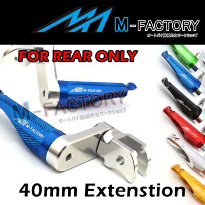 40mm Rear Riser Extender Foot Pegs For Sprint ST 1050 2005-2013 07 09 10