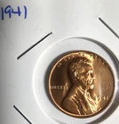 1941 LINCOLN CENT  RED BU 1941 Wheat Penny UNC