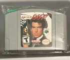 GoldenEye 007 (Nintendo 64, 1997) video game cartridge  Nintendo 64 console