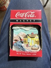 Vintage 95 Coca-Cola Magnet Memories Of America Collectibles Ol&rsquo; Train Station