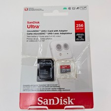 SanDisk Ultra 256GB microSDXC Memory Card With Adapter UHS-I Class 10