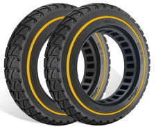 GYL 10 Inch Solid Tire: 10x2.0/2.125 Electric Scooter Rubber Tyre, 50/75-6.1 Tub