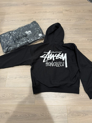 BNWT Stussy Chapter Honolulu Exclusive Pullover Hoodie - Size Large - Black