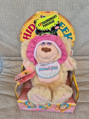Furskins Hide n Seek Bär Teddy Stofftier Coleco OVP Xavier Roberts 1986
