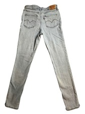 Levi's 721 High Rise Skinny Jeans Womens 31 Light Blue Denim Stretch 18882-0281