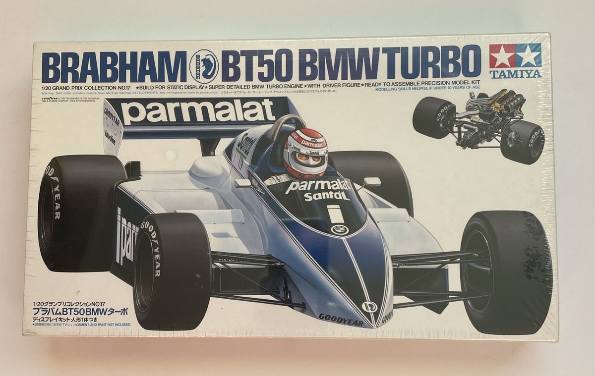 Tamiya 20017 BRABHAM BT50 BMW TURBO Race car 1/20 Grand Prix
