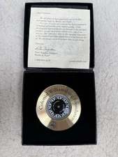 Weems & Plath Colonial Williamsburg Foundation Brass Collectible Compass & Box