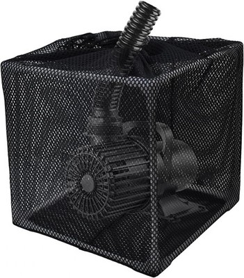 Pond Pump Filter, 7 Inch Anti-Clogging Pond Filter Bag Mesh Water Pump Barrier B