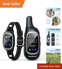 3300FT Dog Training Collar with Remote - Adjustable Waterproof for All Dogs