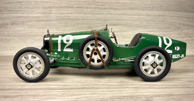 CMC 1/18 Bugatti Type 35 Nation Color Project: Great Britain M-100