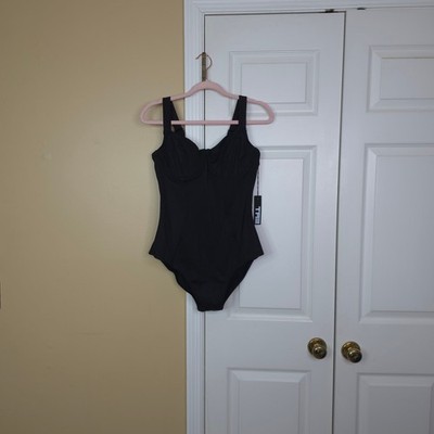 TA3 Lifty One Piece Swimsuit TA3011S FG20 Black Size XL Reg/Long B/C