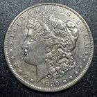 1890-CC Morgan Silver Dollar $1 Tailbar PL High AU Details