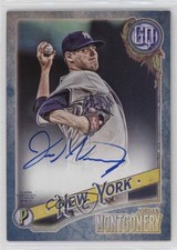 2018 Topps Gypsy Queen Auto Indigo 144/150 Jordan Montgomery #GQA-JM Auto 1ef4
