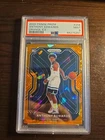 2020 Anthony Edwards Panini Prizm Orange Ice PSA 9