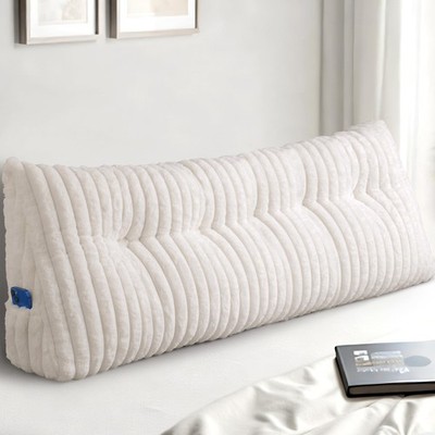 Dorivalley Headboard Pillow Queen, Triangular Wedge Pillow Headboard Queen, C...