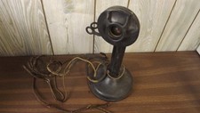 Antique CANDLESTICK Telephone PARTS 128 B Western Electric PARTS AS IS