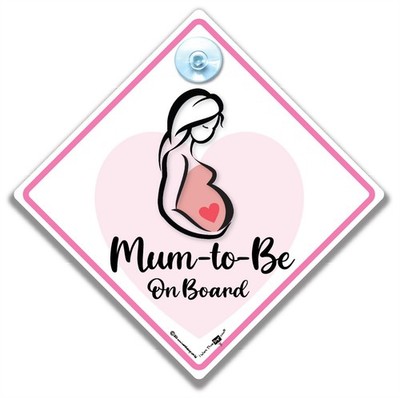Mama werden Autoschild, Mama Baby an Bord Schild, Babybauch an Bord Schwangerschaftsschild